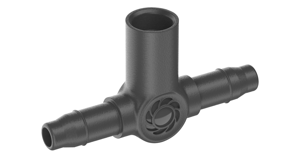 Gardena T-Joint 3/16" for Spray Nozzles and Drip Heads - 5 Pack