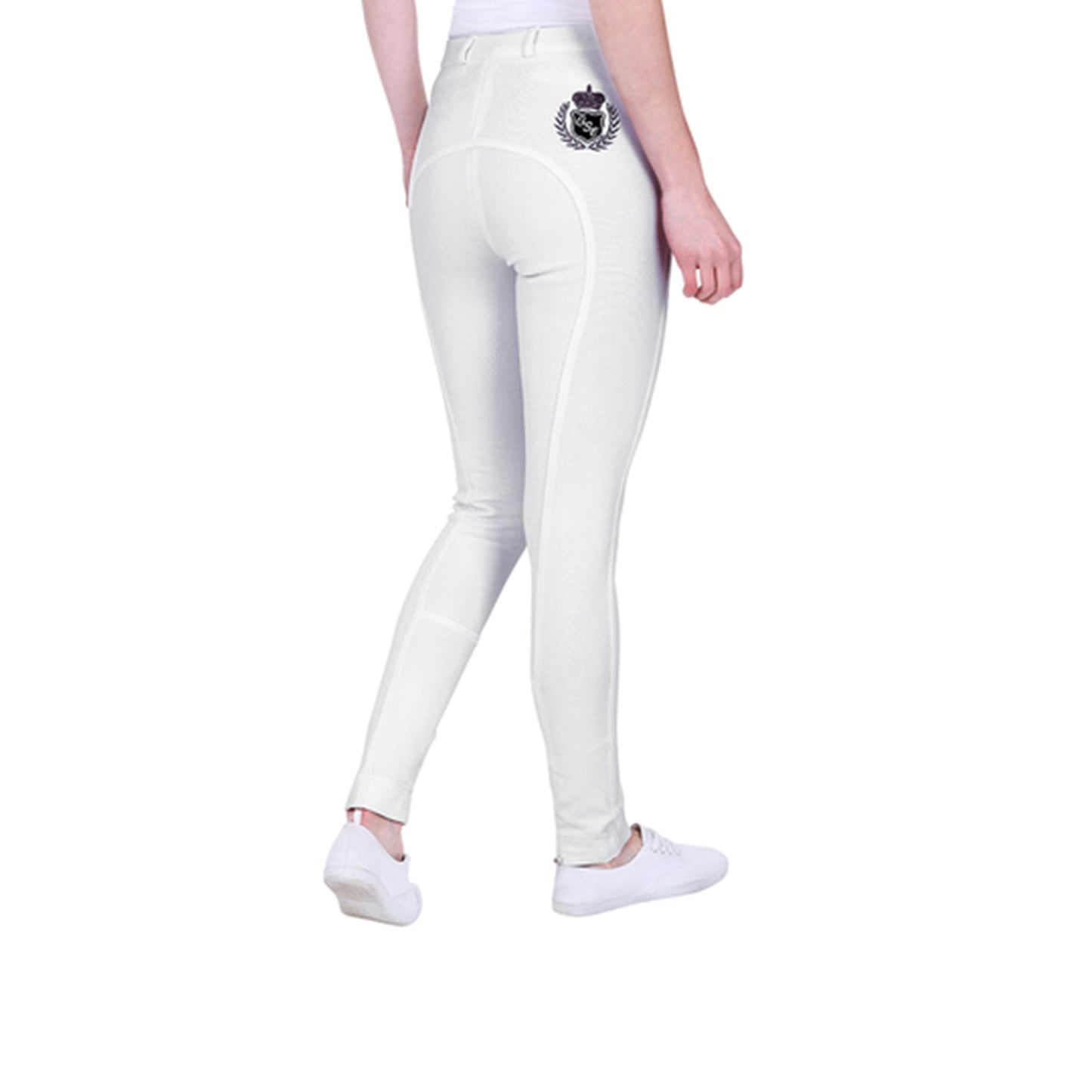 GS Equestrian Ellia Childrens Silicone Full Seat Jodhpurs Riding Gear