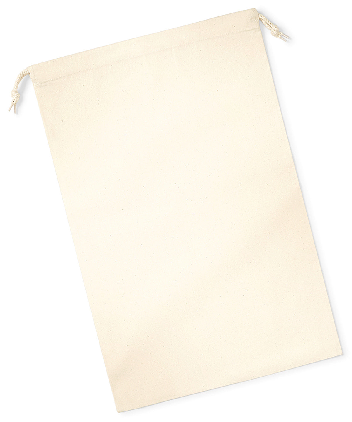 Westford Mill Organic Cotton Stuff Bag with Double Drawcord Closure - 4 Sizes