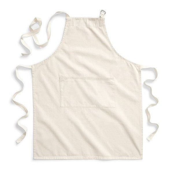 Westford Mill Fairtrade Cotton Adult Craft Apron with Deep Pocket and Neck Tie