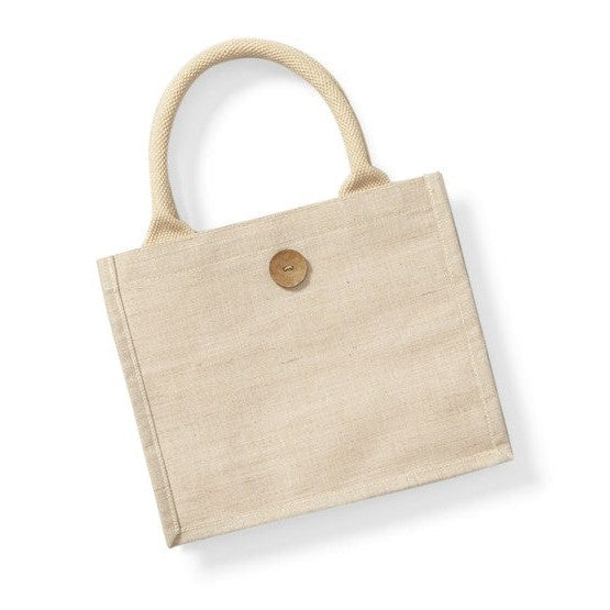 Westford Mill Juco Mini Gift Bag with Cotton Handles 6L Capacity 26x22x14cm