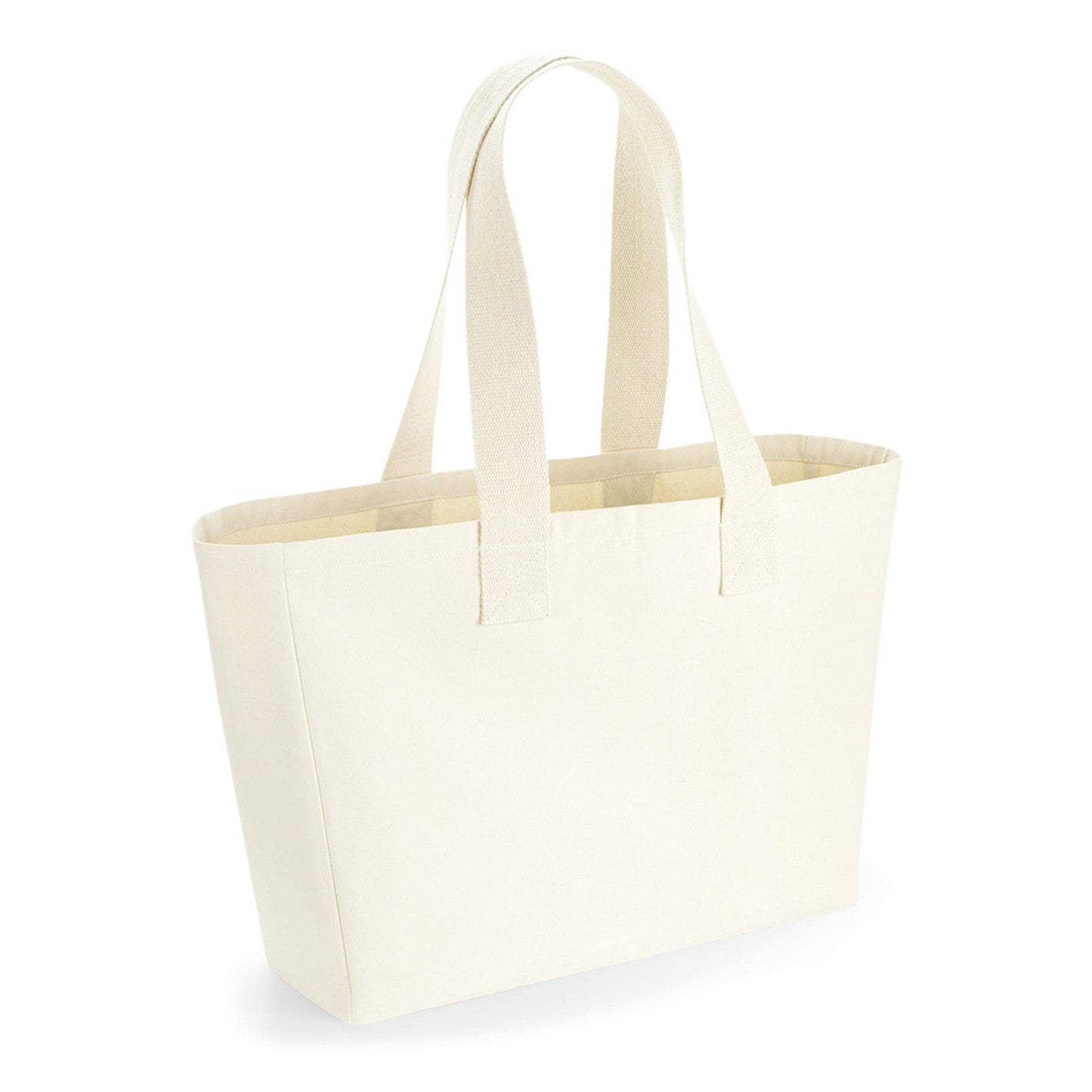 Westford Mill Everyday Canvas Tote Bag Oversized Soft Handles 22L Neutral Colors