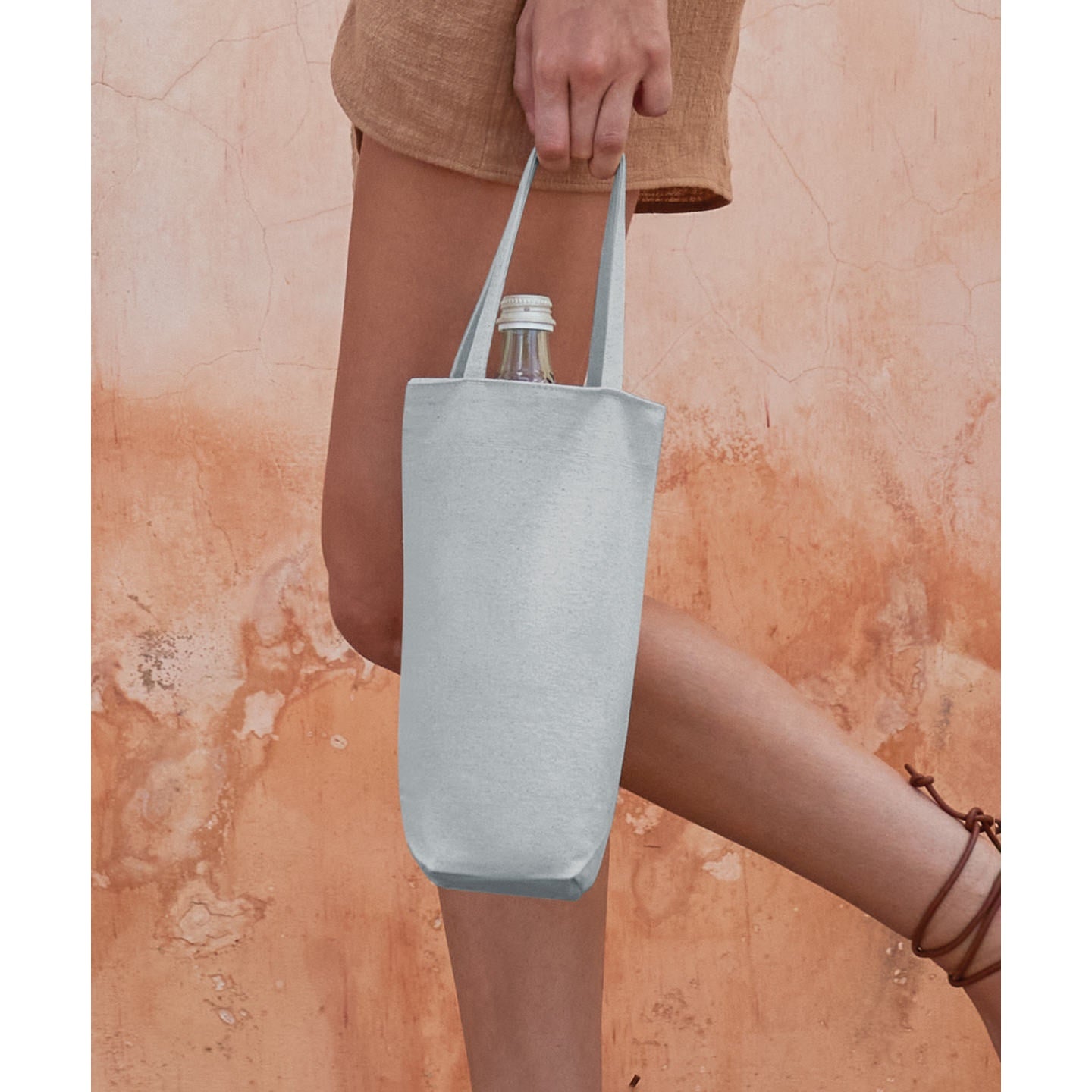 Westford Mill Fairtrade Cotton Bottle Bag 1.5L Capacity 100% Cotton Canvas