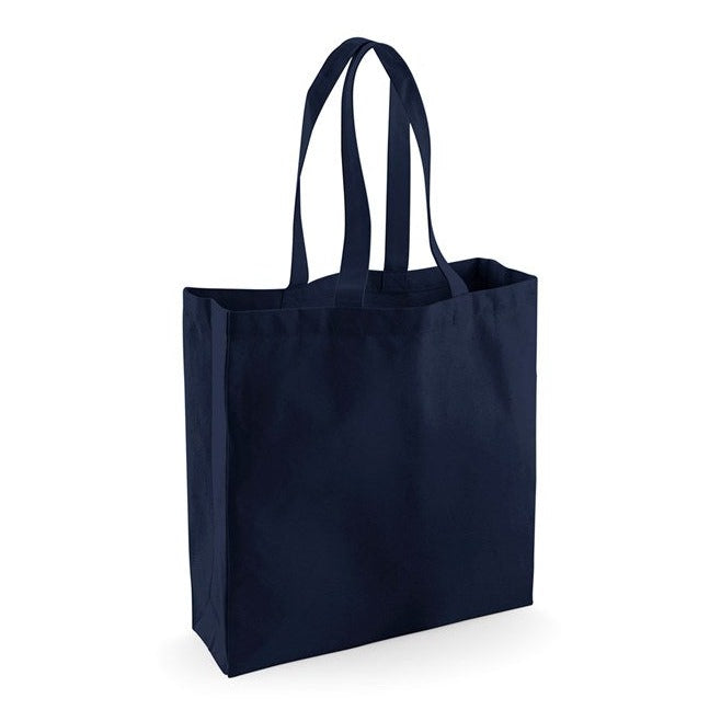 Westford Mill Fairtrade Cotton Classic Shopper Bag 21L 100% Canvas 58cm Handle