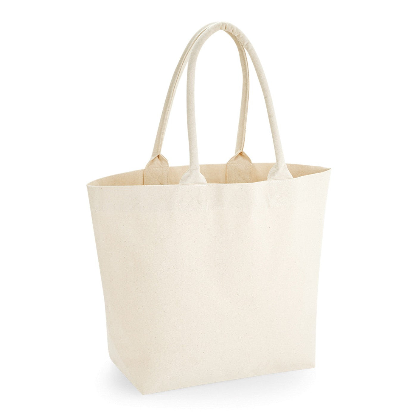 Westford Mill Fairtrade Cotton Deck Bag 22L with Zipped Pocket and Handles