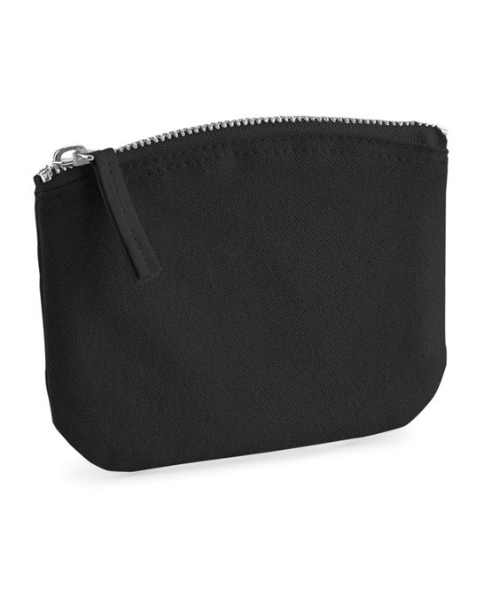Westford Mill Earthaware Organic Spring Purse 100% Cotton Canvas Zip Closure