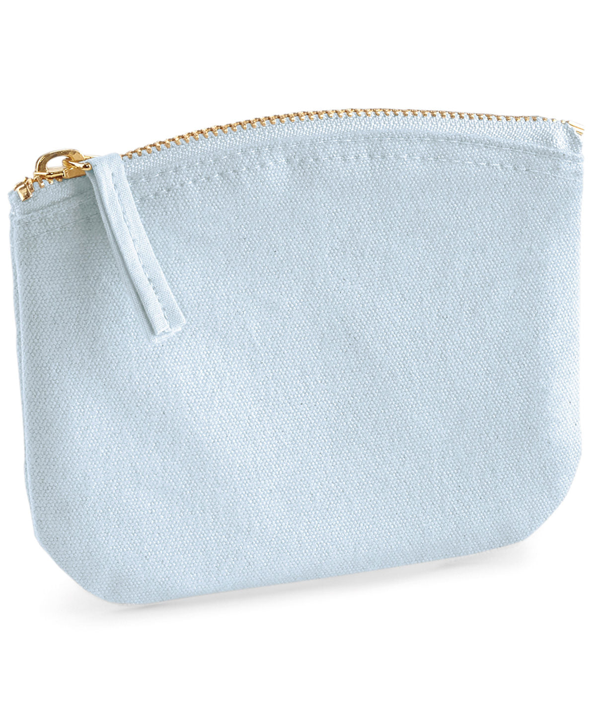 Westford Mill Earthaware Organic Spring Purse 100% Cotton Canvas Zip Closure