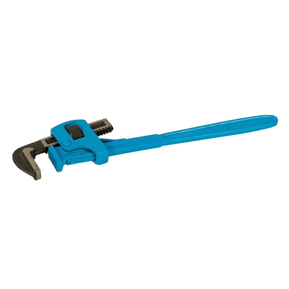 Silverline 450mm Stillson Pipe Wrench Forged Steel Serrated Jaws Adjustable