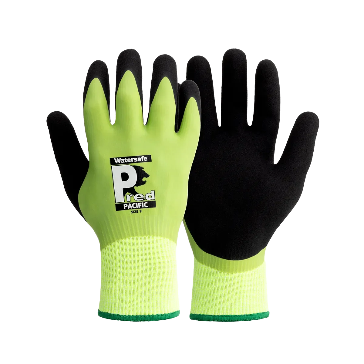 Predator Pacific Gloves 13 Gauge Polyester, Smooth Latex Coating, Excellent Grip