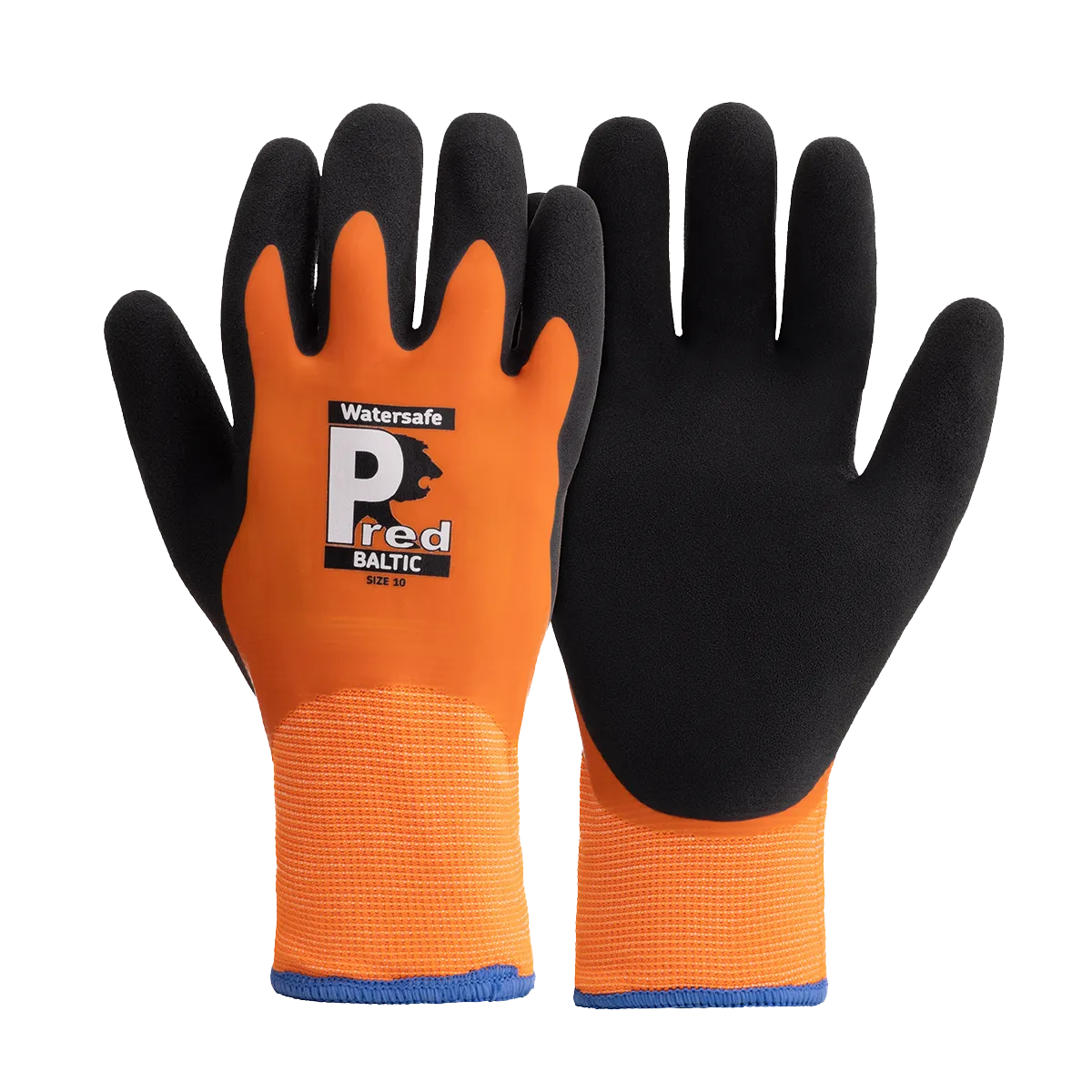 Predator Baltic Gloves - 15 Gauge Polyester, Smooth Latex, Cold Weather Grip