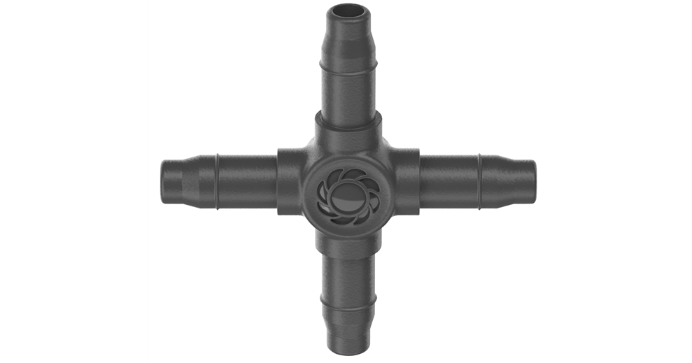 Gardena 4-Way Coupling 4.6 mm Micro-Drip System for Flexible Garden Irrigation