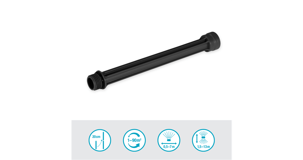 Gardena MDS Extension Pipe for OS 90 Sprinkler - Adjustable Height 20-40cm