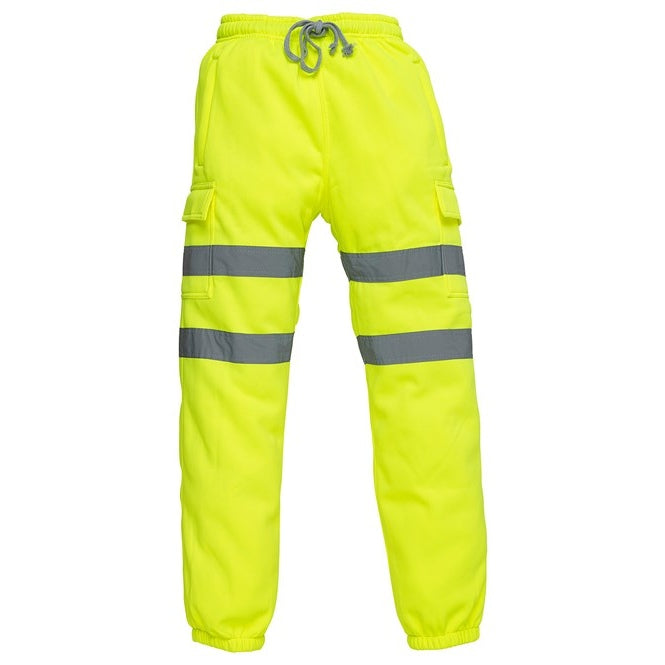Yoko Hi-Vis Jogging Pants EN ISO 20471 Class 1 Comfortable Reflective Cargo