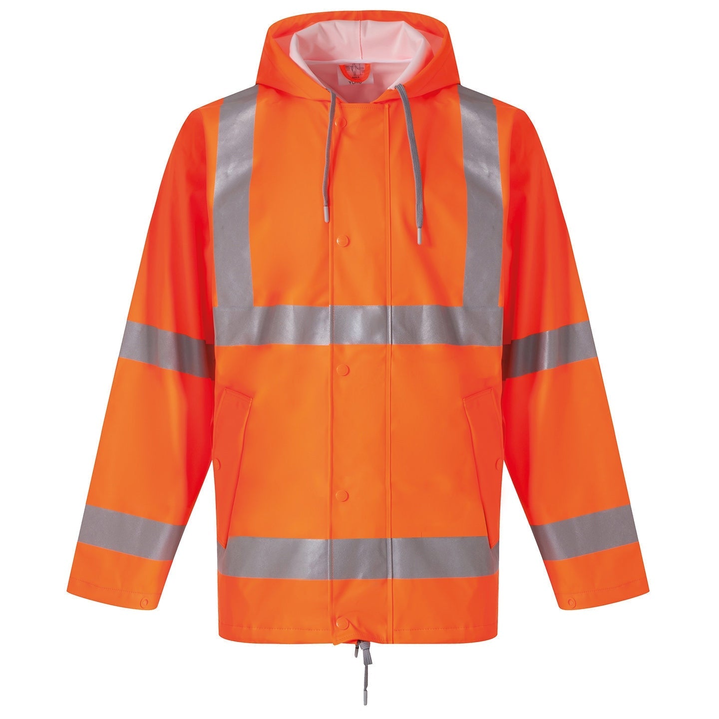 Yoko Hi-Vis U-Dry Jacket Waterproof Breathable EN ISO 20471 Class 3