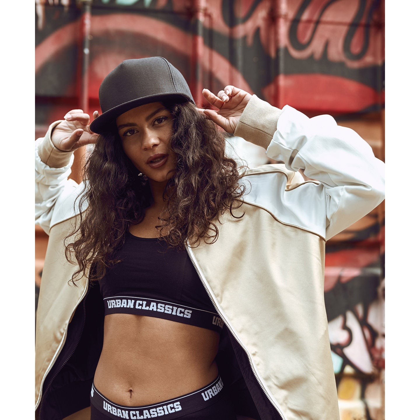 Flexfit Yupoong 5-Panel Retro Trucker Cap Sporty Mesh Back Cotton Twill