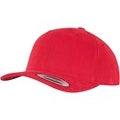 Flexfit Yupoong Brushed Cotton Twill Mid-Profile Cap with Hook and Loop Closure