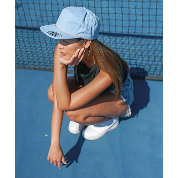 Flexfit Yupoong Pastel Colour Braid Jockey Cap with Adjustable Closure 7005Cb