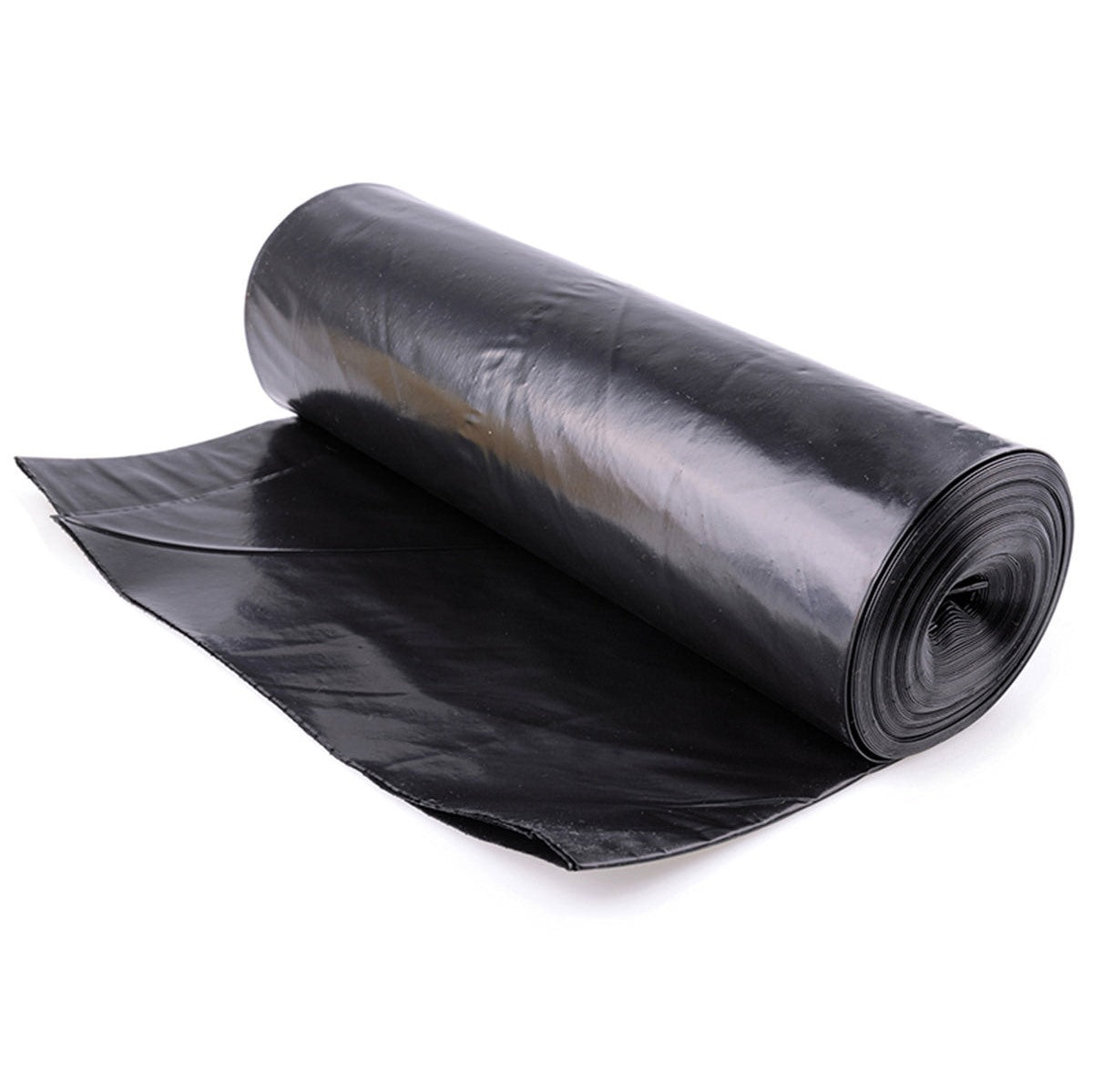 Essentials Heavy Duty Bin Bags Pack of 200 140 Gauge Black 457x737mm