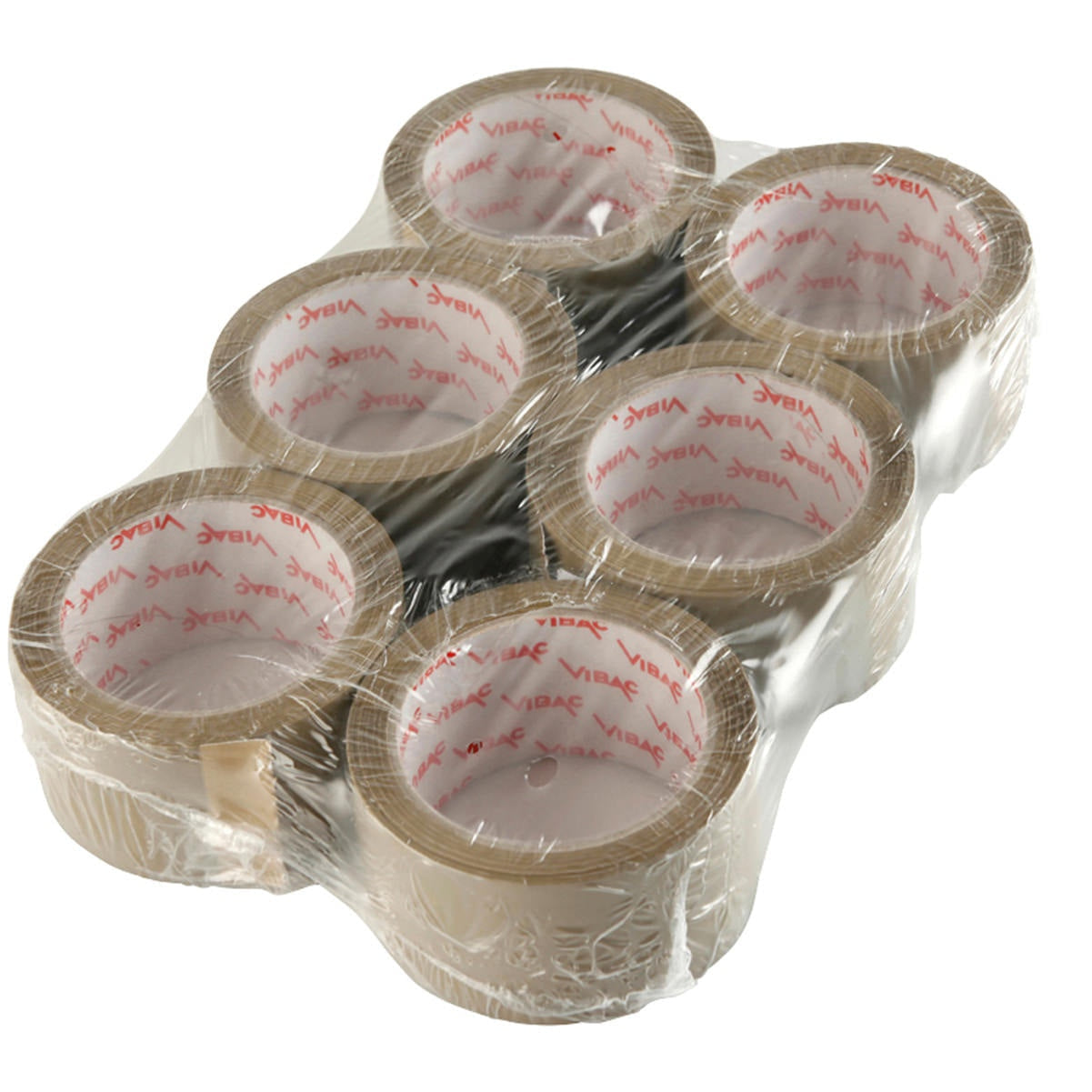 Essentials Packing Tape Clear or Brown Low Noise 48mm x 66mm Pack of 6