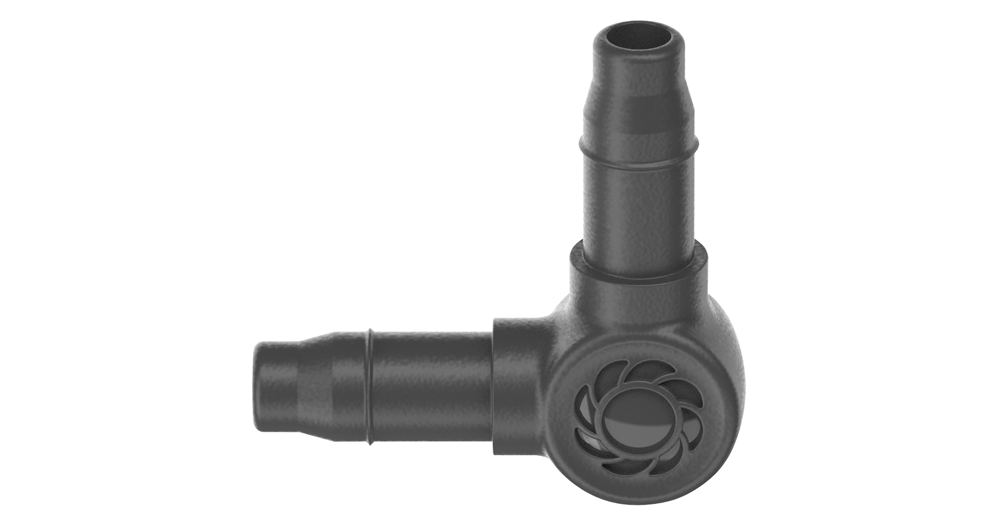 Gardena L-Joint 4.6 mm 3/16" for Micro-Drip Irrigation System-Flexible Connect.